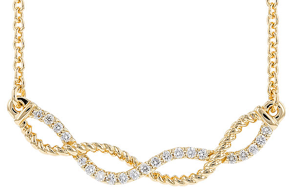 G310-00958: NECKLACE .12 TW (18")