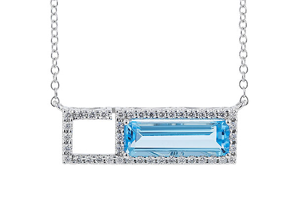 G310-01849: NECK 1.44 BLUE TOPAZ 1.60 TGW