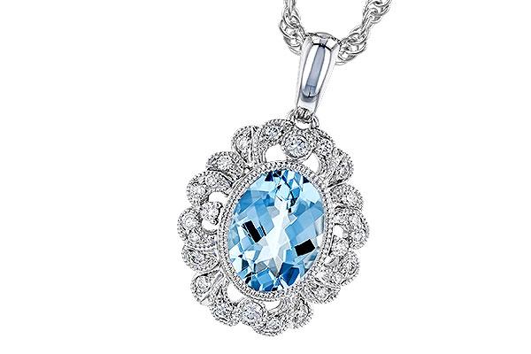 G310-01876: NECK .98 AQUA 1.12 TGW (8x6MM AQ)