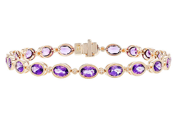 G310-01885: BRACELET 6.86 TW AMETHYST 6.90 TGW