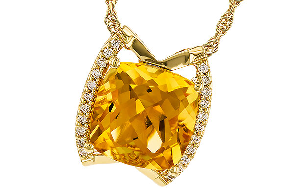 G310-04631: NECKLACE 3.74 CITRINE 3.85 TGW (10MM CIT)