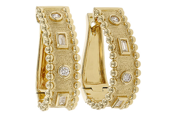 G310-06413: EARRINGS .09 BAG .18 TW