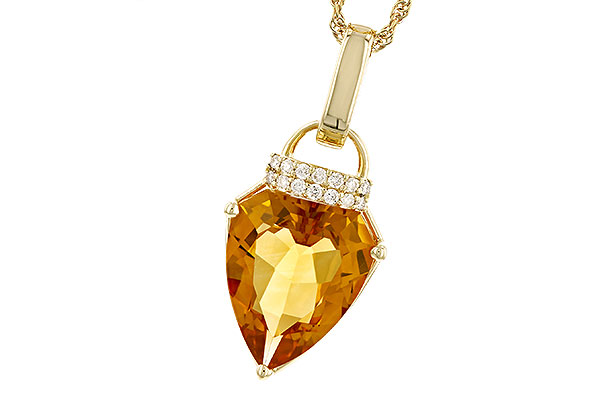 G310-06440: NECKLACE 3.12 CITRINE 3.18 TGW (12x10MM CIT)