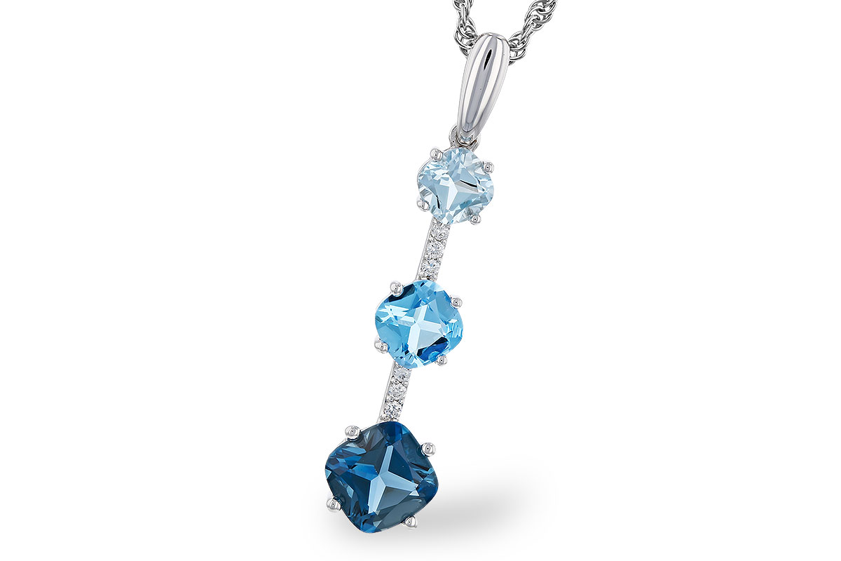 G310-91885: NECK 1.87 TW BLUE TOPAZ 1.90 TGW