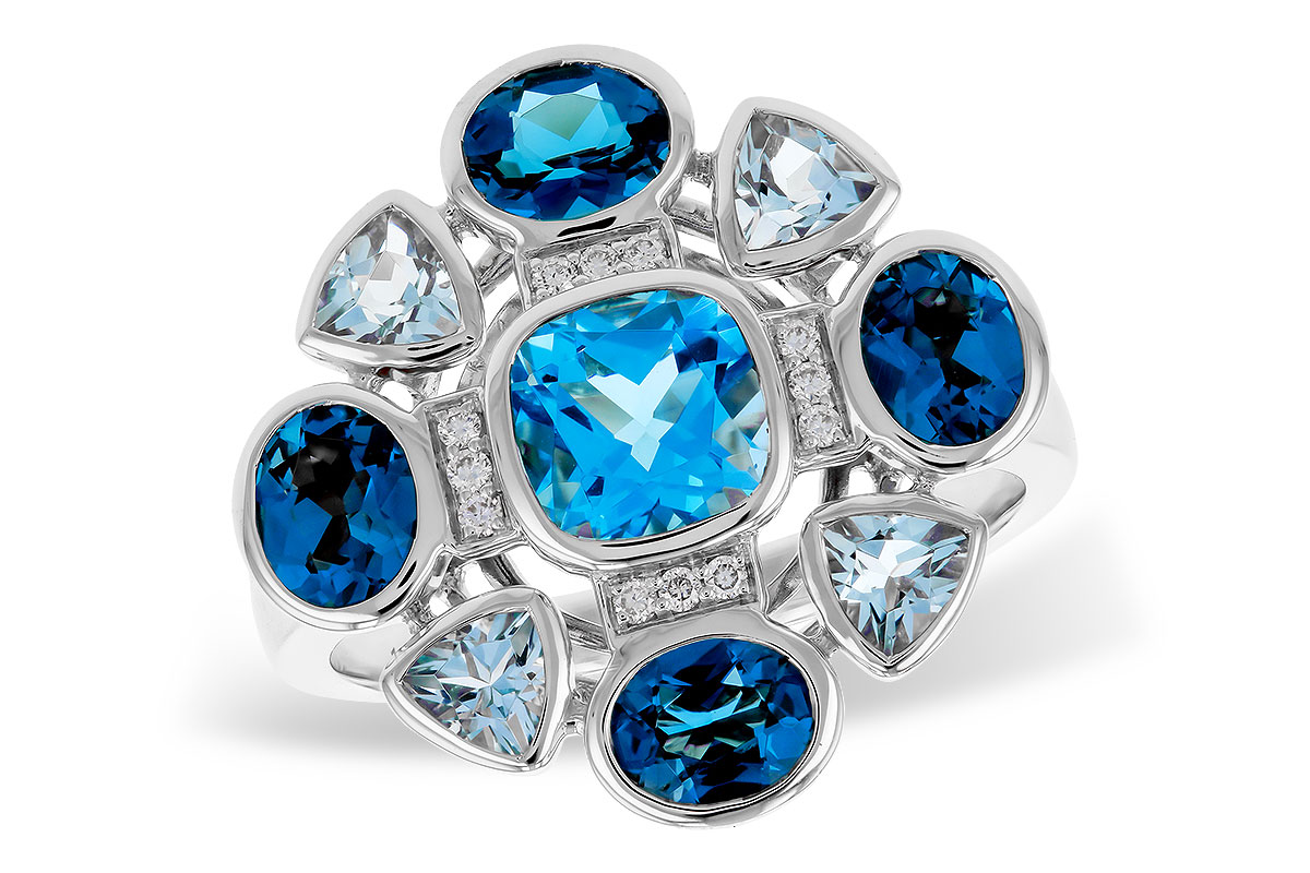 G310-93649: LDS RG 3.19 TW BLUE TOPAZ 3.25 TGW