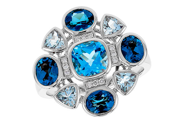 G310-93649: LDS RG 3.19 TW BLUE TOPAZ 3.25 TGW