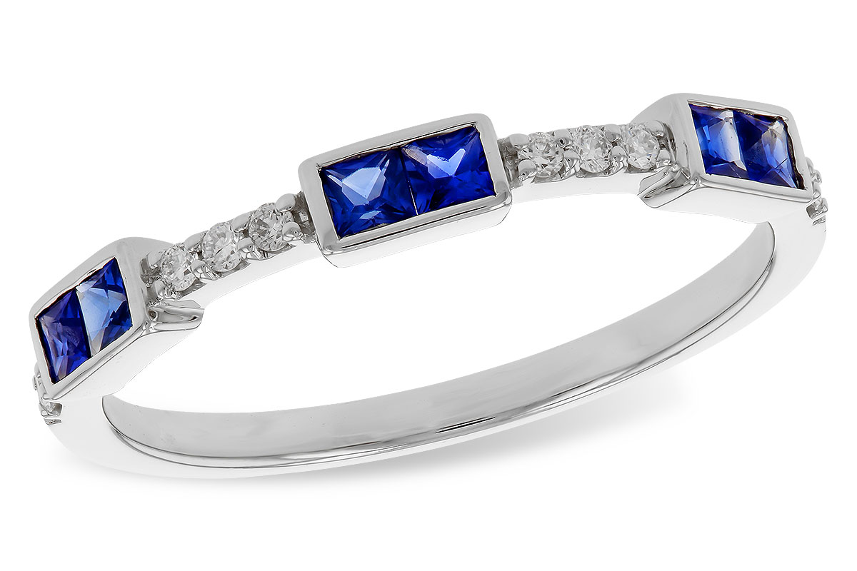G310-94631: LDS WED RG .36 SAPPHIRE .43 TGW