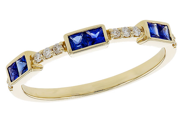 G310-94631: LDS WED RG .36 SAPPHIRE .43 TGW
