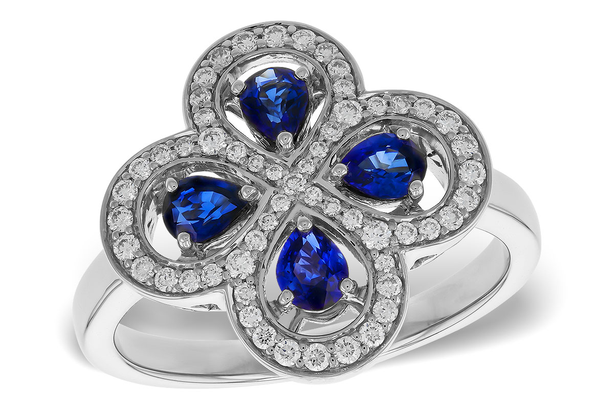 G310-96413: LDS RG .68 TW SAPPHIRE .96 TGW