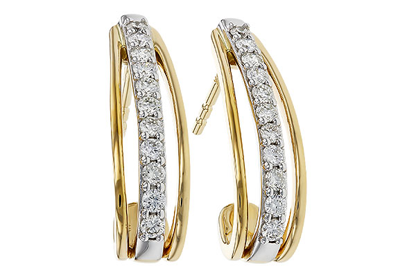 G310-98185: EARRINGS .40 TW