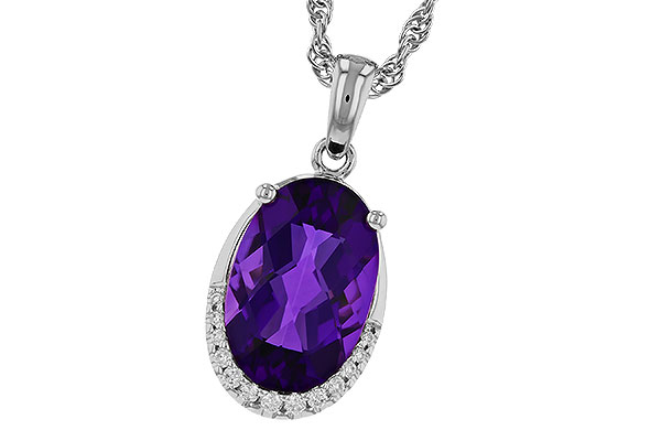G310-99094: NECKLACE 2.70 AMETHYST 2.76 TGW (12x8MM OV)