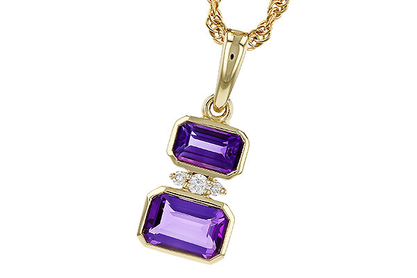 G310-99122: NECK .72 TW AMETHYST .75 TGW