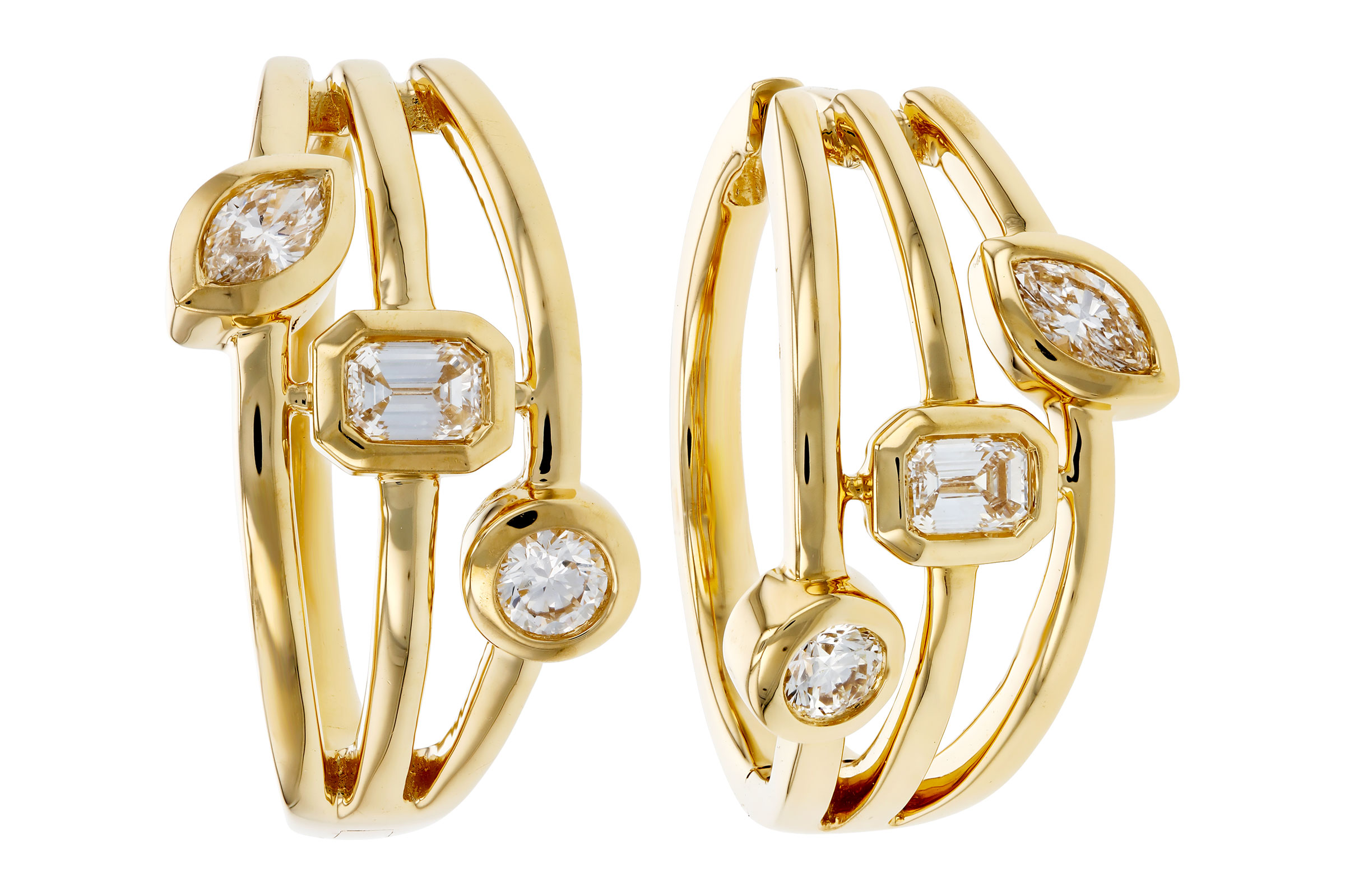 G311-82785: EARRINGS .45 TW (BR/EC/MQ)