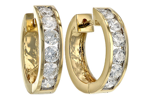 H037-29176: EARRINGS 2.00 TW