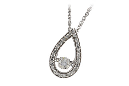 H222-80067: NECKLACE .38 TW