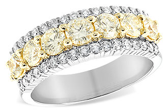 H224-57349: LDS DIA WED RG 1.20 YELLOW DIA 1.64 TW