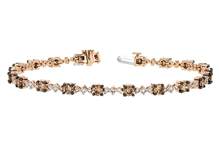H224-60040: BRACELET 3.05 BROWN DIA 4.10 TW