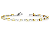 H224-60085: BRACELET 2.80 YELLOW DIA 4.01 TW