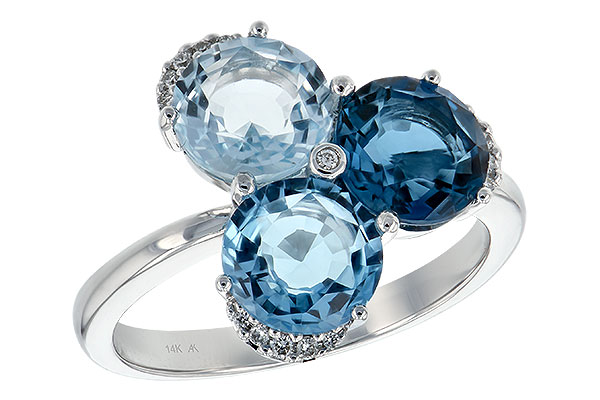 H225-46449: LDS RG 4.02 BLUE TOPAZ 4.07 TGW