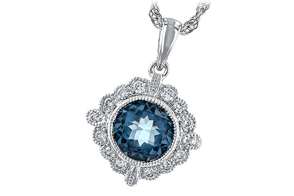 H225-48231: NECK .98 BLUE TOPAZ 1.10 TGW