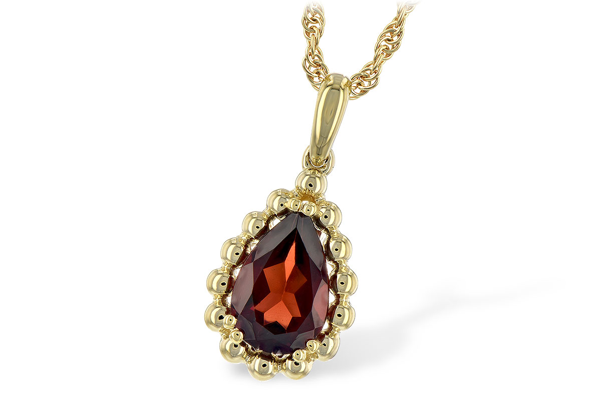 H225-49167: NECKLACE 1.38 CT GARNET