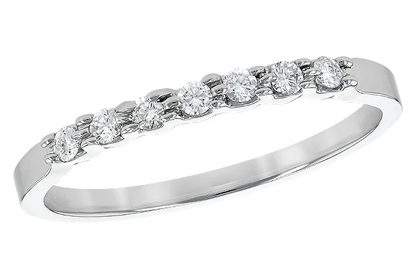 H225-50985: LDS DIA WED RG .12 TW (7 STONES)