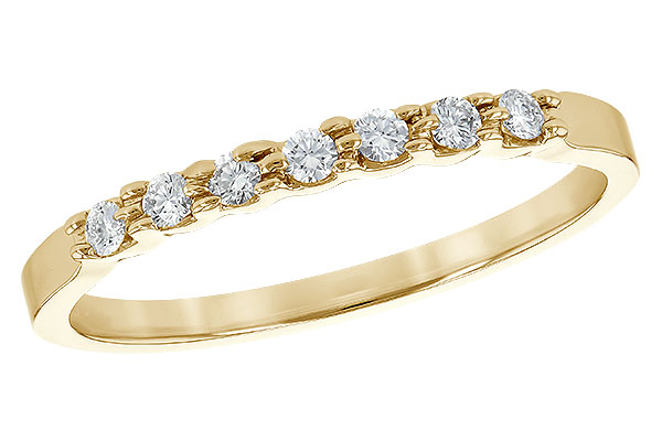 H225-50985: LDS DIA WED RG .12 TW (7 STONES)