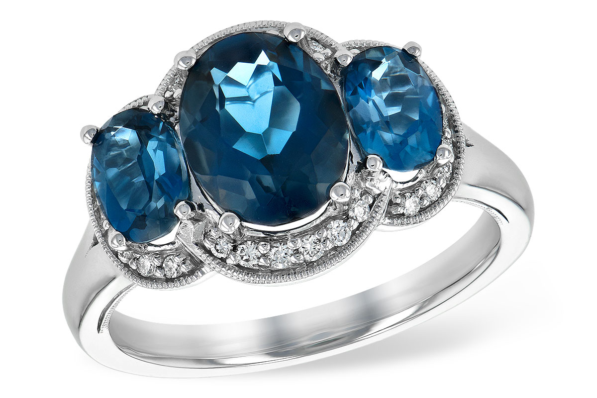 H225-51840: LDS RG 4.20 BLUE TOPAZ 4.33 TGW