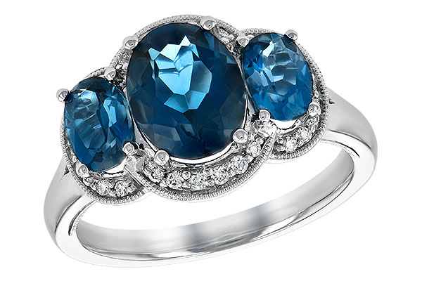 H225-51840: LDS RG 4.20 BLUE TOPAZ 4.33 TGW