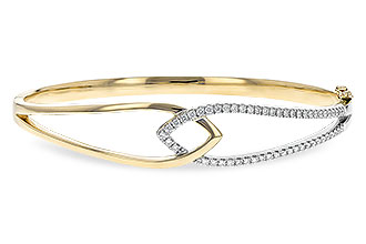 H225-52803: BANGLE BRACELET .50 TW