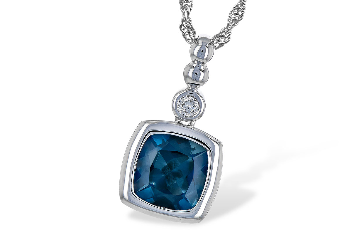 H226-39103: NECK 1.50 LONDON BLUE TOPAZ 1.54 TGW
