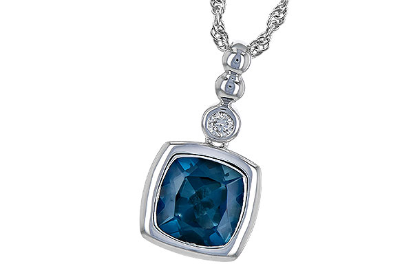H226-39103: NECK 1.50 LONDON BLUE TOPAZ 1.54 TGW