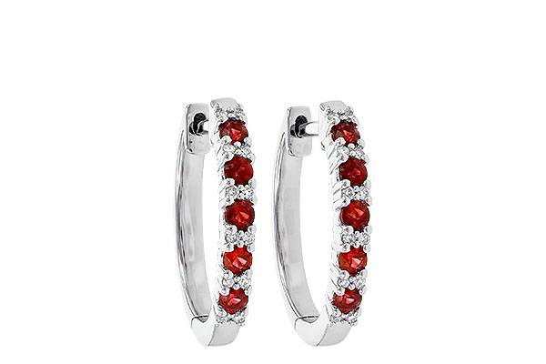 H226-40067: EARR .45 RUBY .55 TGW