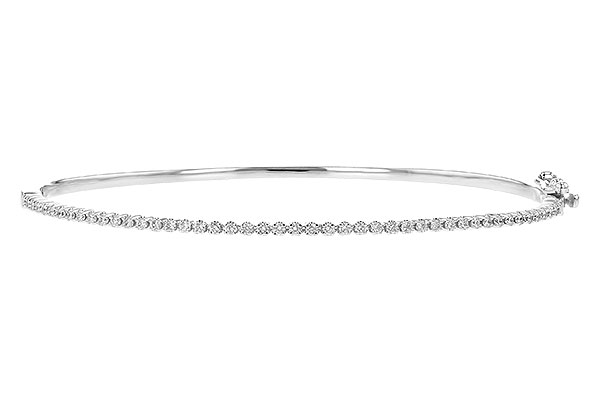 H226-44622: BANGLE BRACELET .50 TW