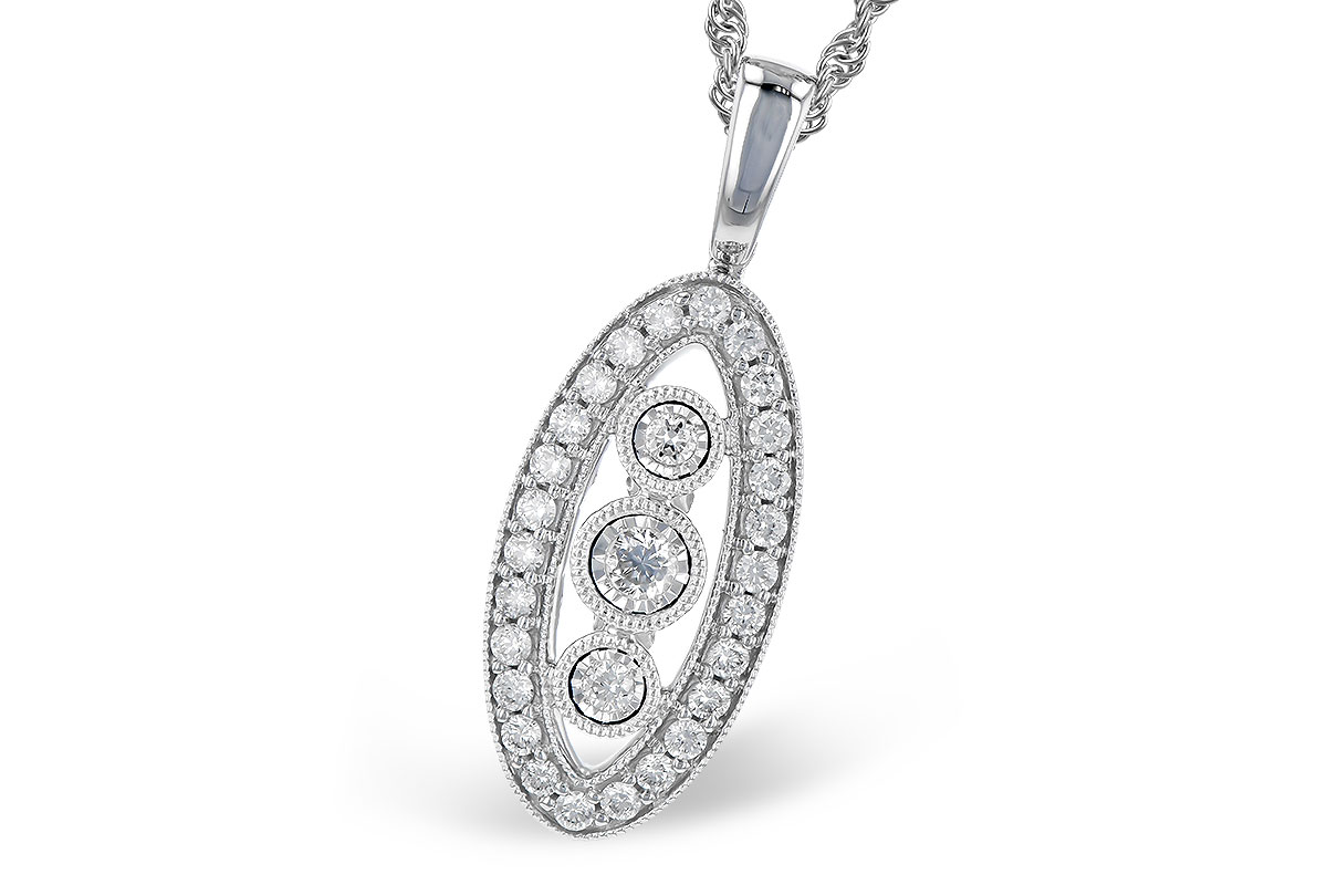 H309-10076: NECKLACE .34 TW
