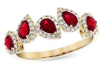 H309-10967: LDS RG .90 TW RUBY 1.14 TGW