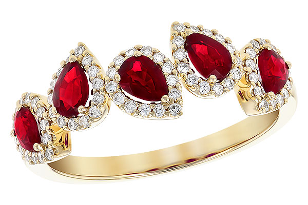 H309-10967: LDS RG .90 TW RUBY 1.14 TGW