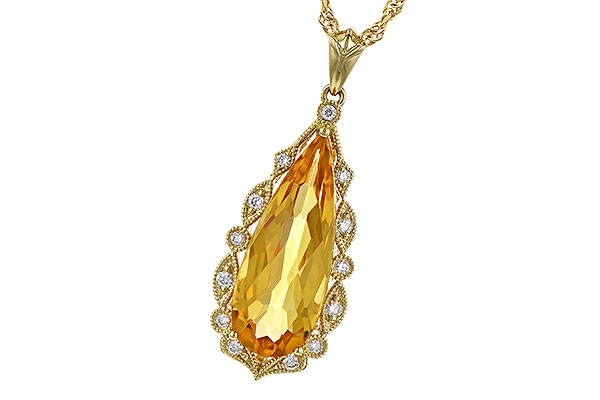 H309-11849: NECK 3.38 CITRINE 3.50 TGW