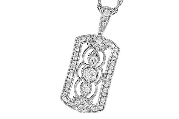 H309-14622: NECKLACE .33 TW