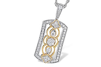 H309-14622: NECKLACE .33 TW