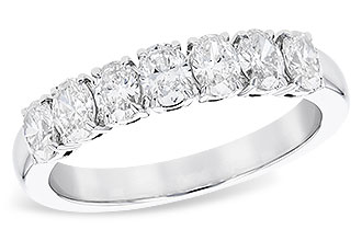 H310-00994: LDS DIA WED RG .97 TW (7 OVALS)