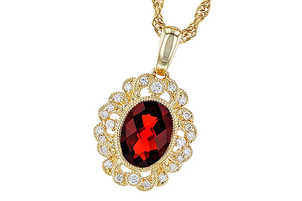 H310-01876: NECK 1.40 GARNET 1.54 TGW (8x6MM GAR)