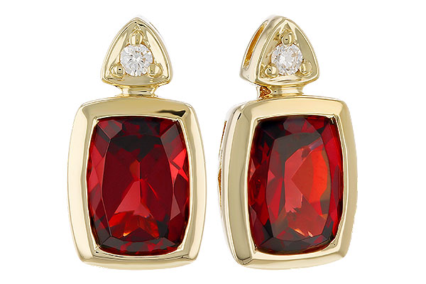 H310-03703: EARR 1.90 TW GARNET 1.94 TGW (7x5MM GAR)