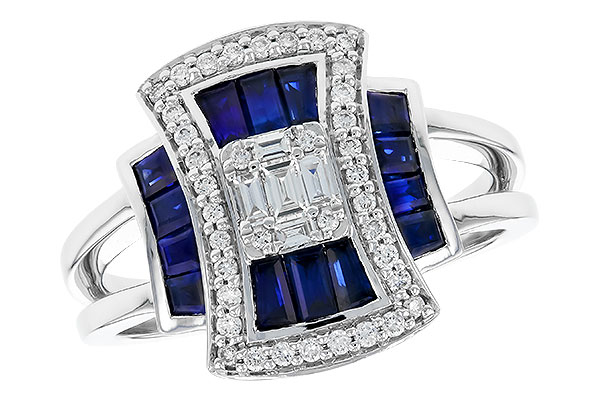 H310-07285: LDS RG .87 TW SAPPHIRE 1.22 TGW