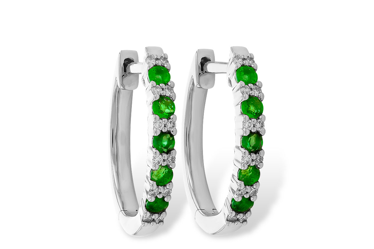 H310-07331: EARR .25 EMERALD .31 TGW