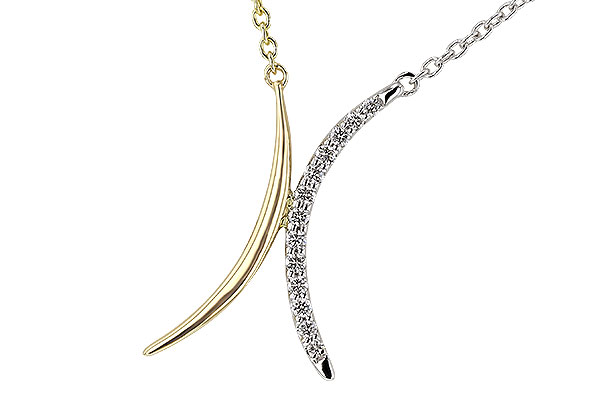 H310-90940: NECKLACE .14 TW (18")