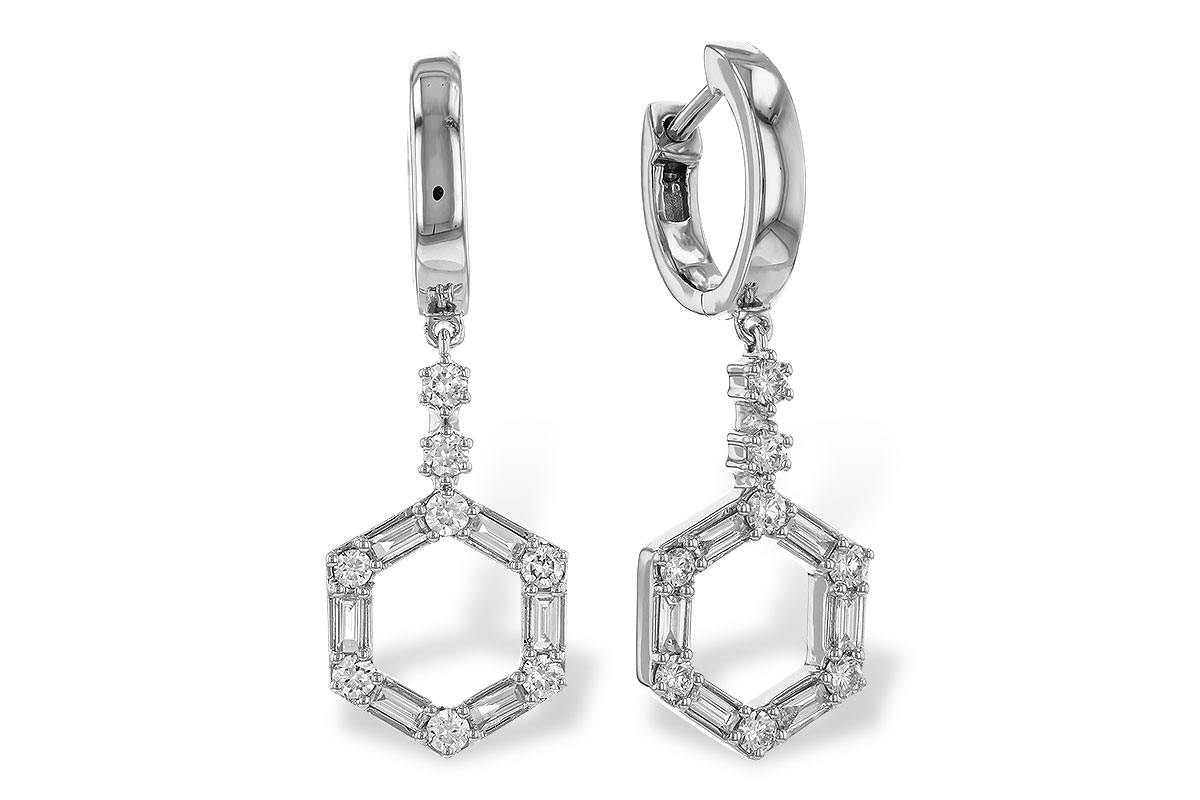 H310-91840: EARRINGS .23 BAG .60 TW