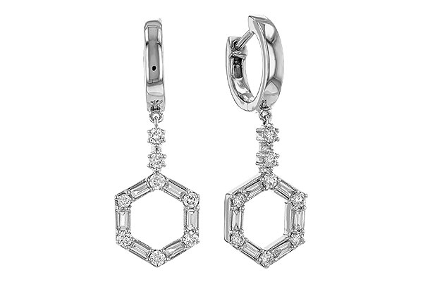 H310-91840: EARRINGS .23 BAG .60 TW