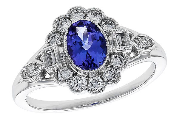H310-91876: LDS RG .80 TANZANITE 1.20 TGW (7x5MM OV)