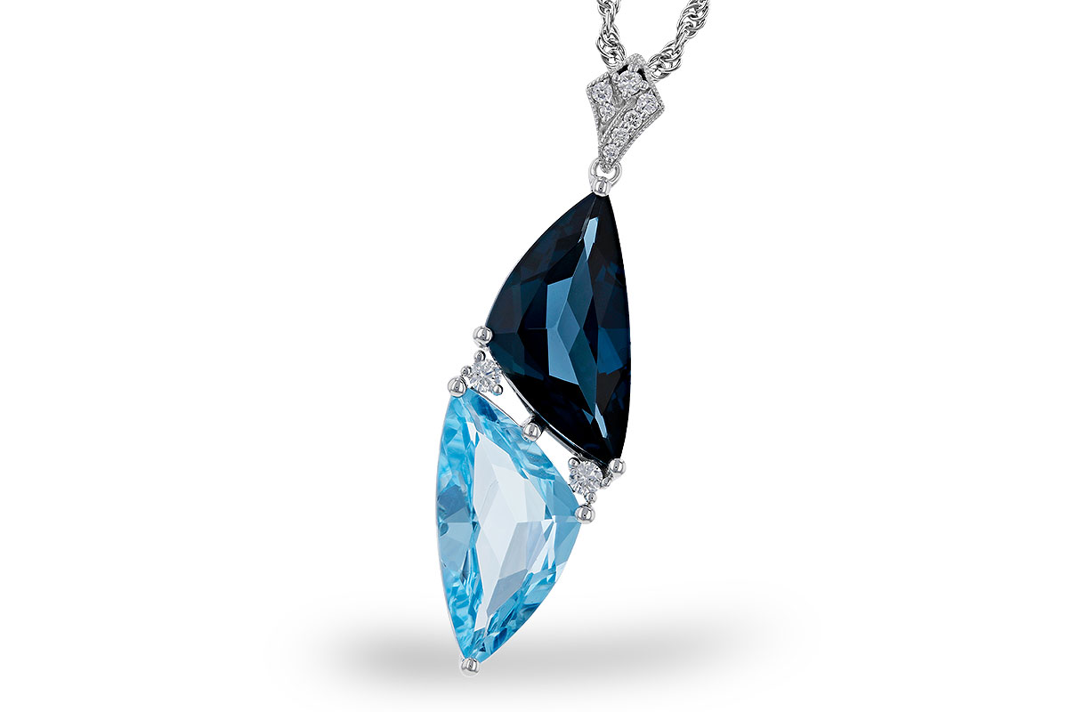H310-92776: NECK 6.87 BLUE TOPAZ 6.97 TGW
